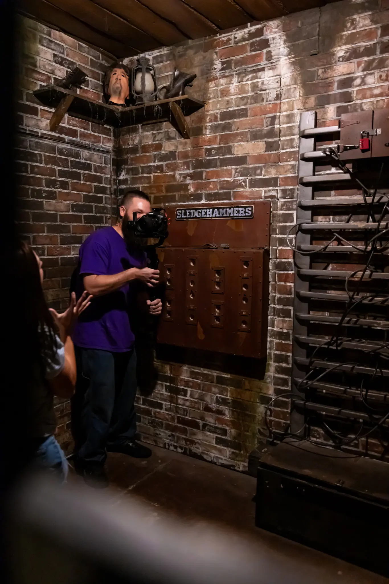 This is an image of me shooting in The Cellar