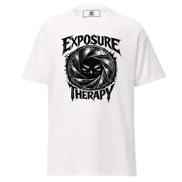Photographers Graphic Tee | Exposure Therapy | Knotted Tree Studios