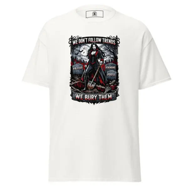 Dark Art Graphic Tee | We Bury Trends | Knotted Tree Studios