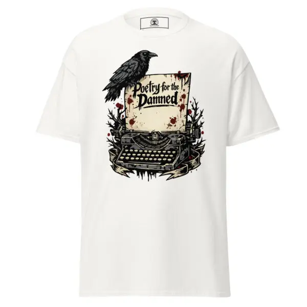 Dark Art Graphic Tee | Poetry For The Damned | Knotted Tree Studios