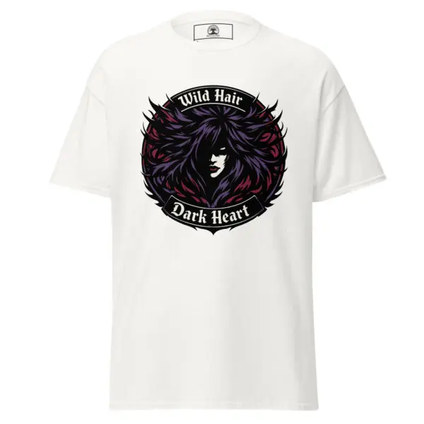 Dark Art Graphic Tee | Wild Hair, Dark Heart | Knotted Tree Studios