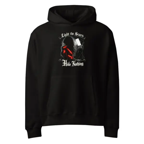 Photographers Graphic Hoodie | Light The Scars | Knotted Tree Studios