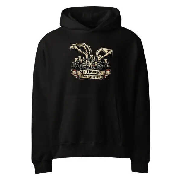 Dark Art Graphic Hoodie | Play For Keeps | Knotted Tree Studios