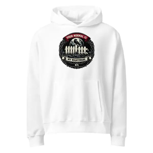 Dark Art Graphic Hoodie | Your Normal Is My Nightmare | Knotted Tree Studios