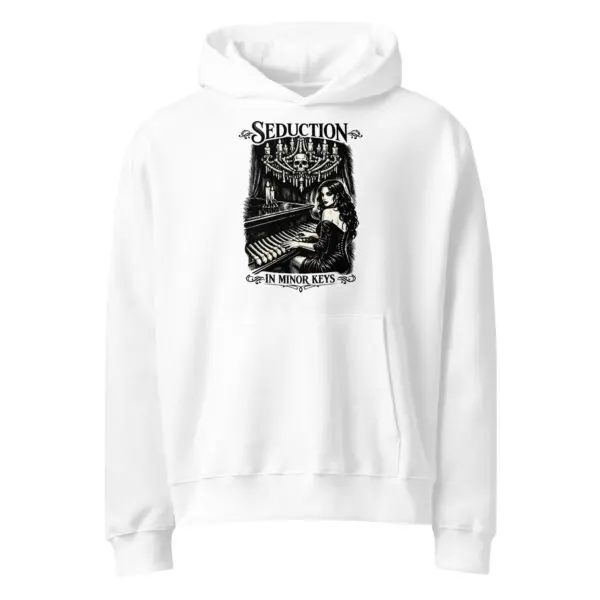 Dark Art Graphic Hoodie | Seduction In Minor Keys | Knotted Tree Studios