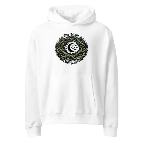 Dark Art Graphic Hoodie | The Night Has Eyes | Knotted Tree Studios