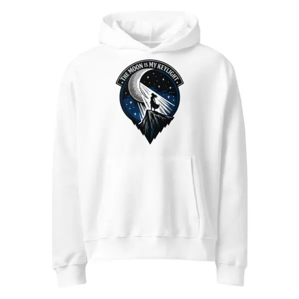 Dark Art Graphic Hoodie | The Moon Is My Keylight | Knotted Tree Studios