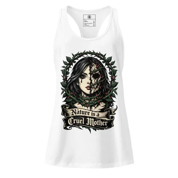 Women’s Dark Art Tank Top | Nature Is Cruel | Knotted Tree Studios