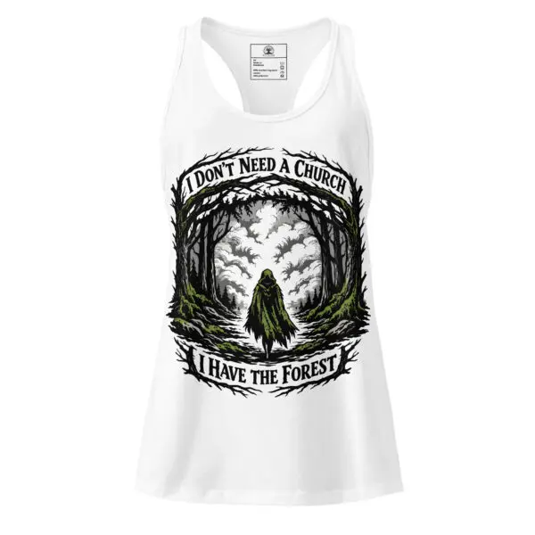 Women’s Dark Art Tank Top | I Have The Forest | Knotted Tree Studios