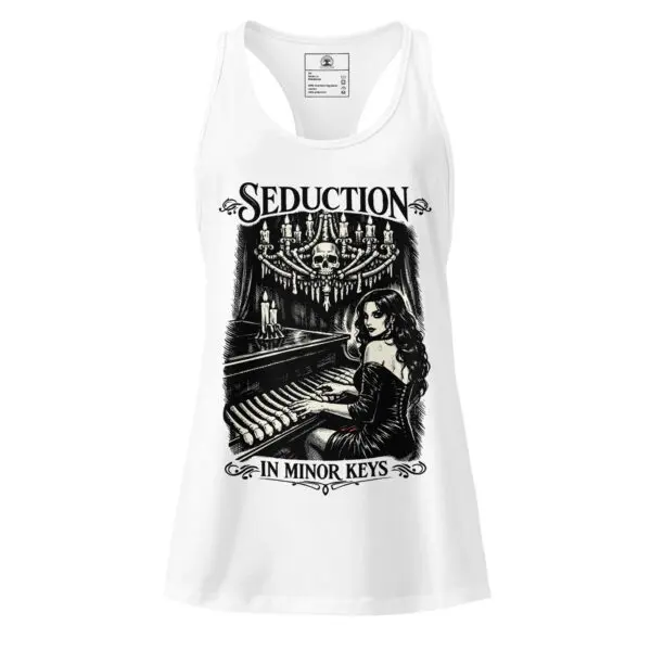 Women’s Dark Art Tank Top | Seduction In Minor Keys | Knotted Tree Studios