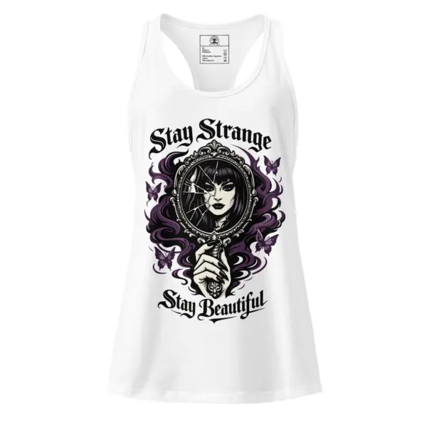 Women’s Dark Art Tank Top | Stay Strange | Knotted Tree Studios