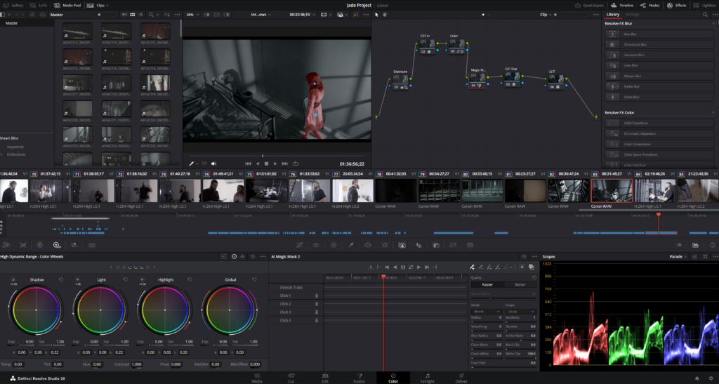 Magic Mask In davinci resolve
