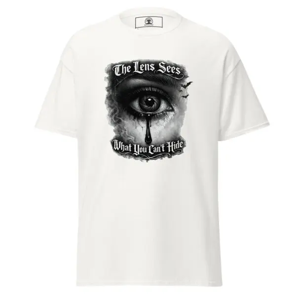 Dark Art Graphic Tee | The Lens Sees | Knotted Tree Studios