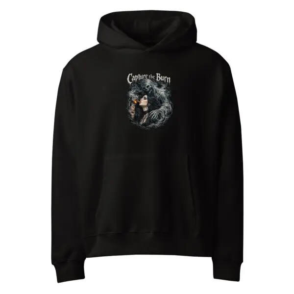 Dark Art Graphic Hoodie | Capture the Burn | Knotted Tree Studios