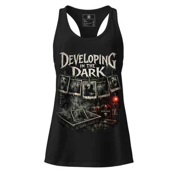 Women’s Dark Art Tank Top | Developing In The Dark | Knotted Tree Studios