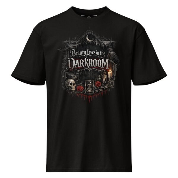 Photographers Graphic Tee | Beauty Lives In The Darkroom | Knotted Tree Studios