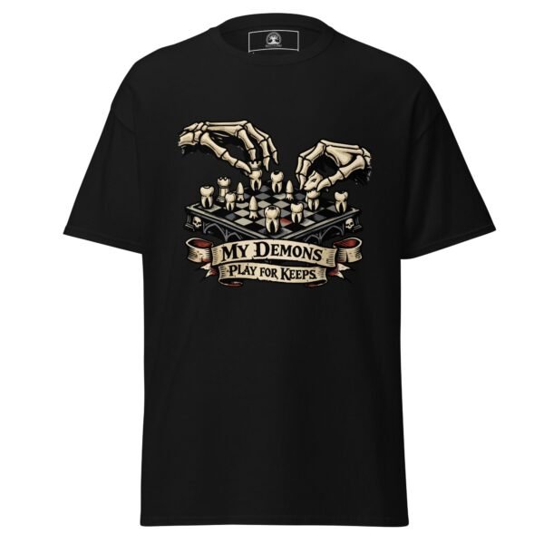 Dark Art Graphic Tee | Play For Keeps | Knotted Tree Studios