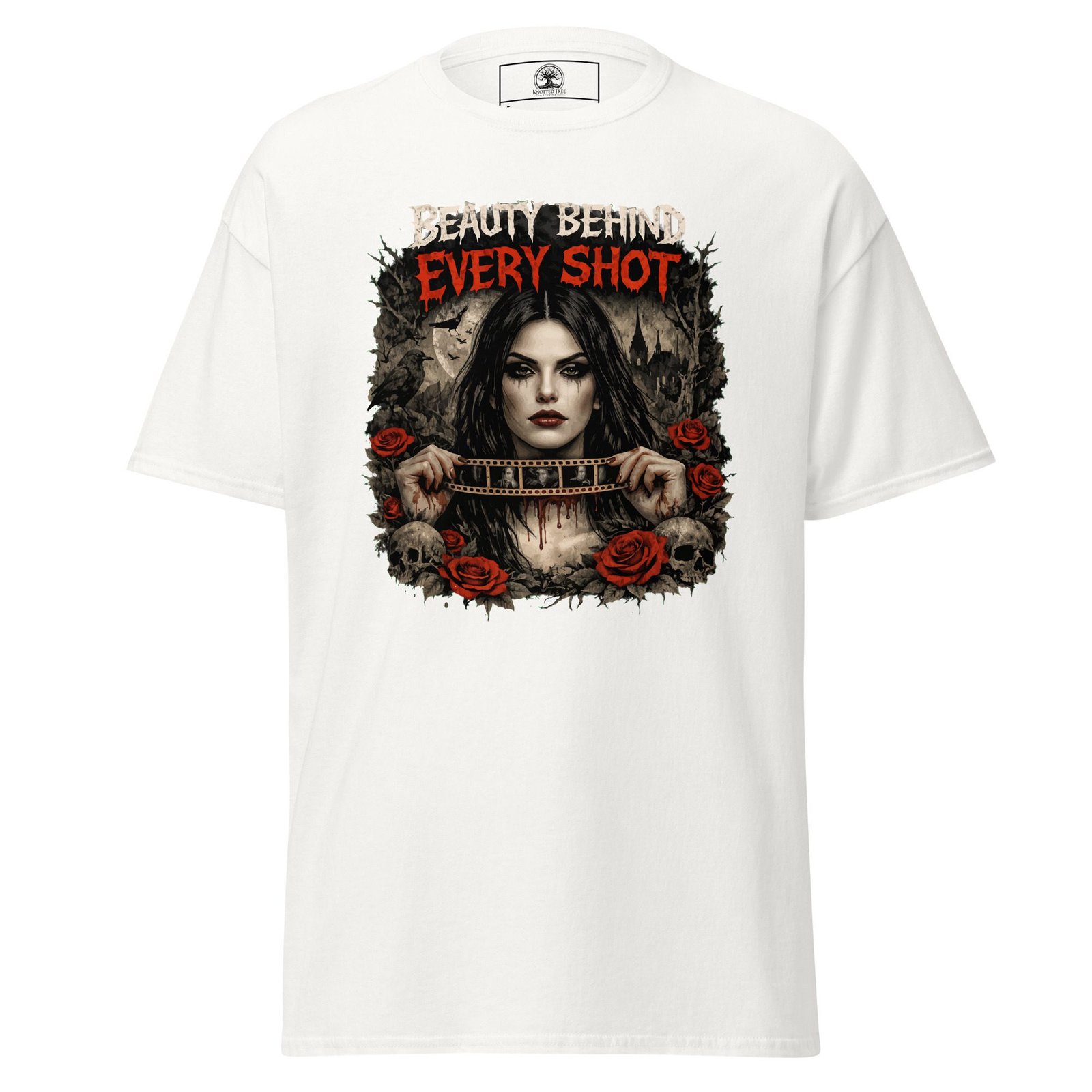 Photographers Graphic Tee | Beauty Behind Every Shot | Knotted Tree Studios