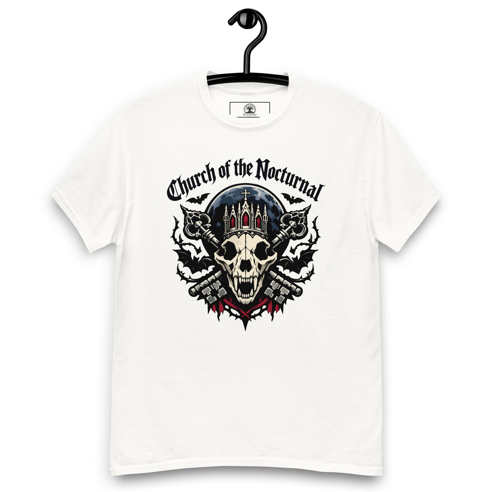 Dark Art Graphic Tee | Church of the Nocturnal | Knotted Tree Studios - Image 4