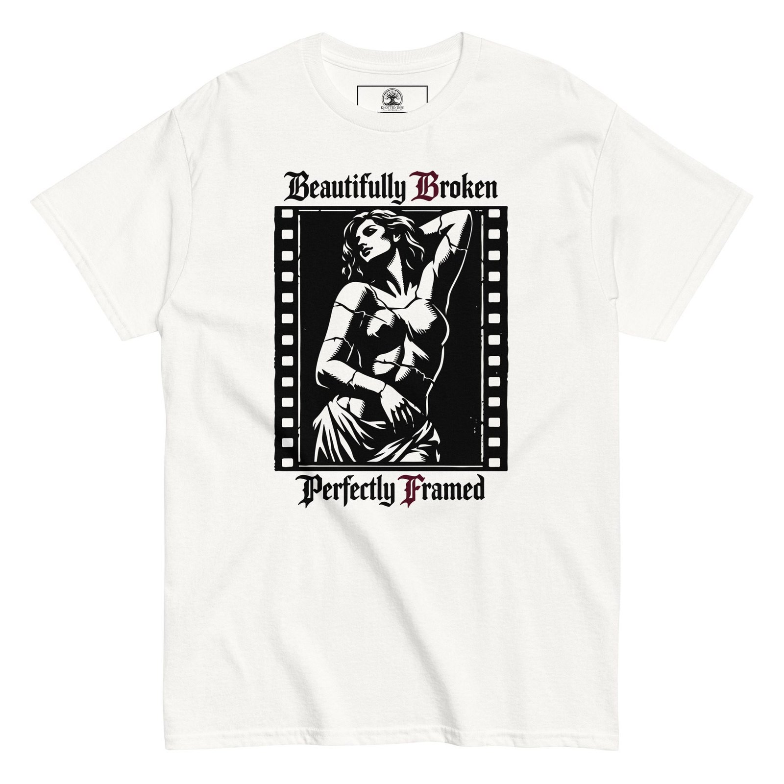 Dark Art Graphic Tee | Beautifully Broken | Knotted Tree Studios - Image 2