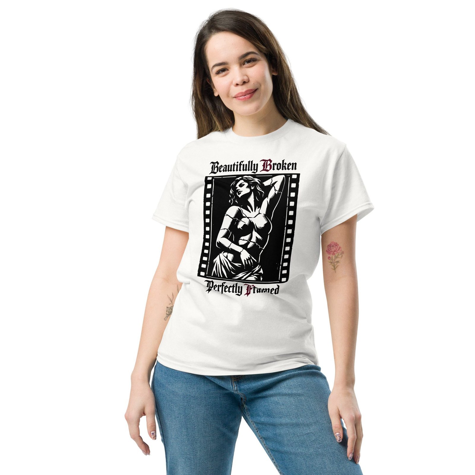 Dark Art Graphic Tee | Beautifully Broken | Knotted Tree Studios - Image 4