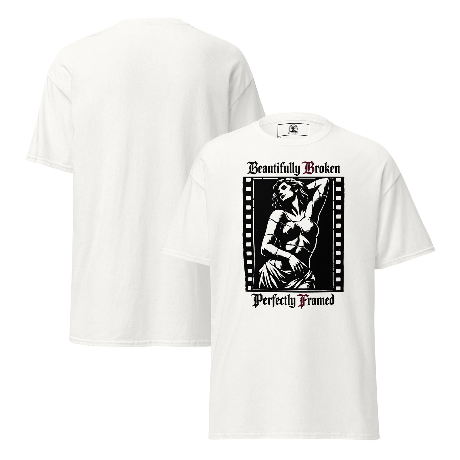 Dark Art Graphic Tee | Beautifully Broken | Knotted Tree Studios - Image 3