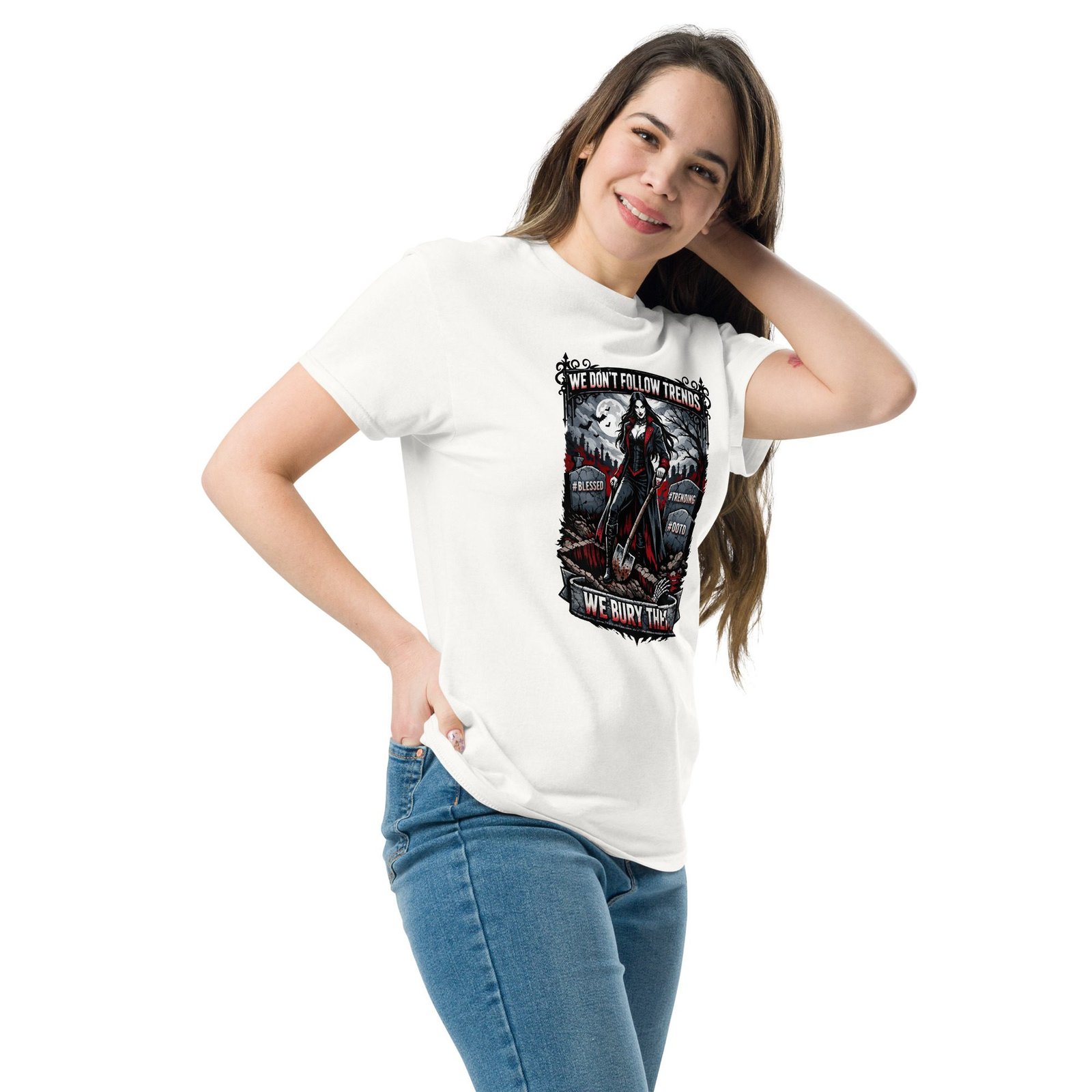 Dark Art Graphic Tee | We Bury Trends | Knotted Tree Studios - Image 5