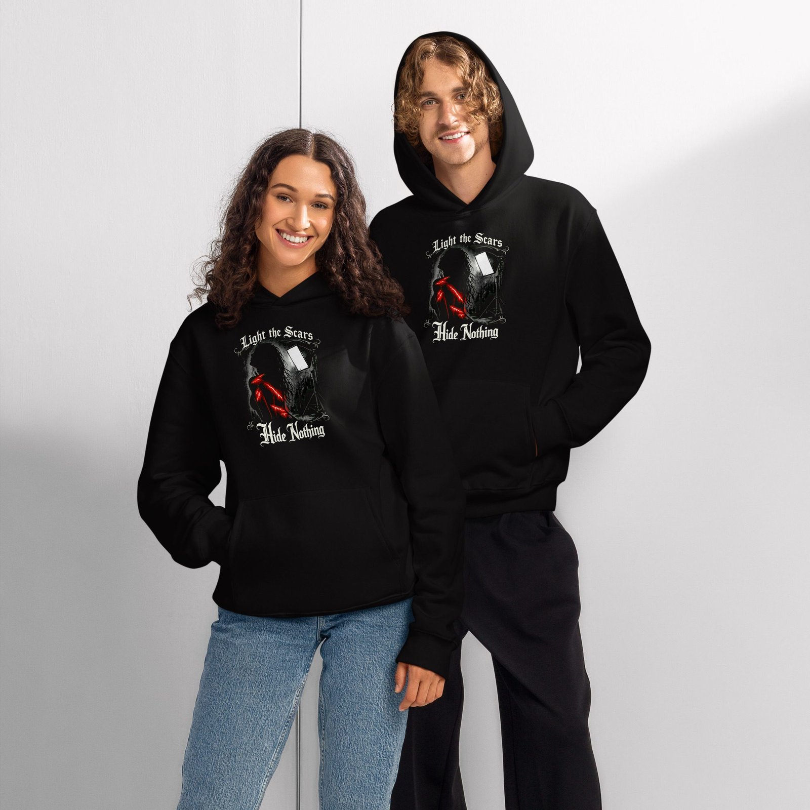 Photographers Graphic Hoodie | Light The Scars | Knotted Tree Studios - Image 4