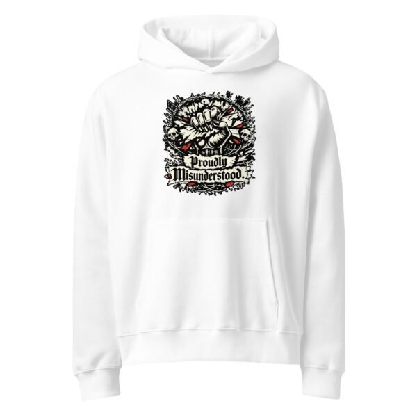 Dark Art Graphic Hoodie | Proudly Misunderstood | Knotted Tree Studios