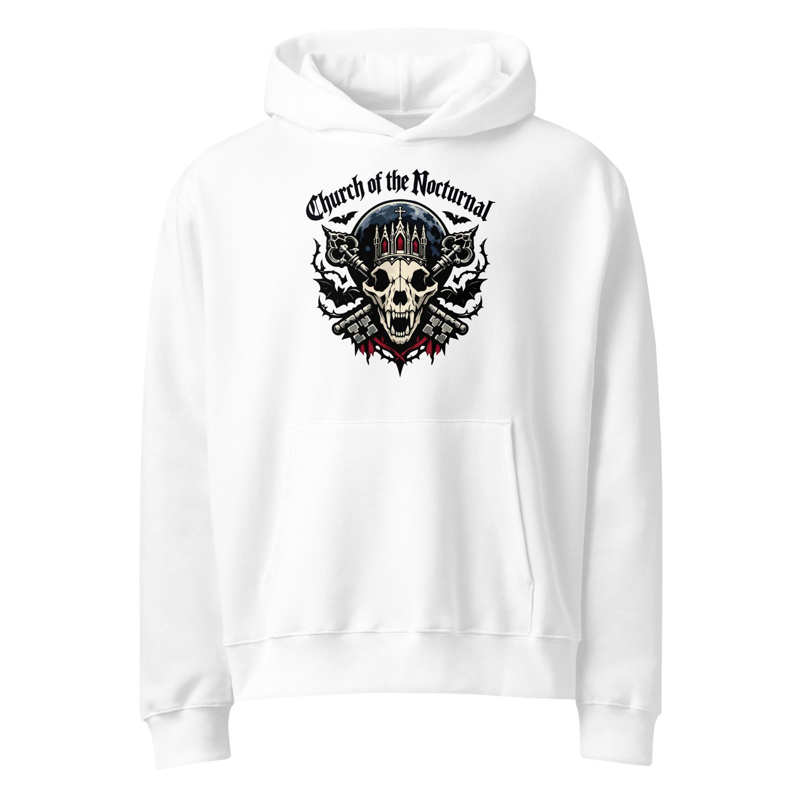 Dark Art Graphic Hoodie | Church of the Nocturnal | Knotted Tree Studios