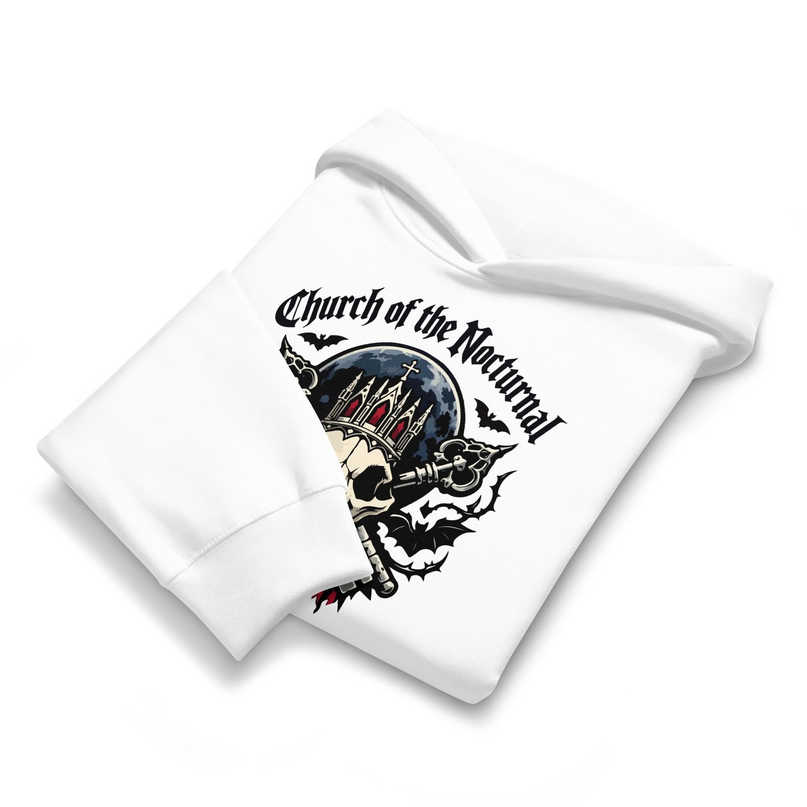 Dark Art Graphic Hoodie | Church of the Nocturnal | Knotted Tree Studios - Image 2