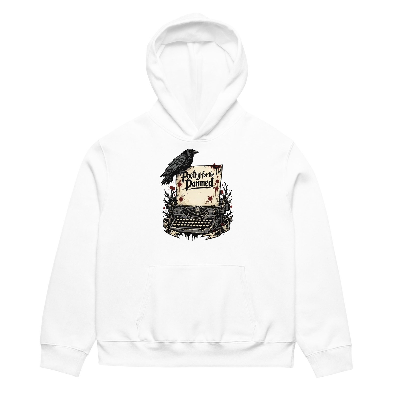 Dark Art Graphic Hoodie | Poetry For The Damned | Knotted Tree Studios - Image 2