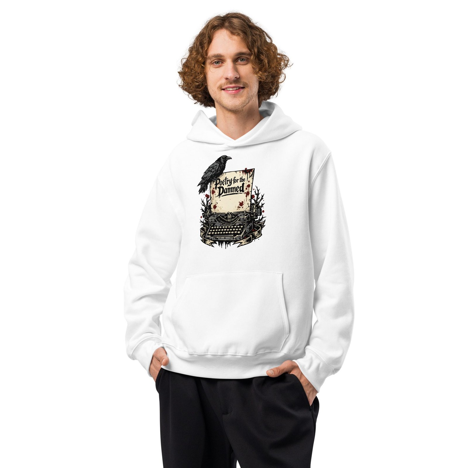 Dark Art Graphic Hoodie | Poetry For The Damned | Knotted Tree Studios - Image 3
