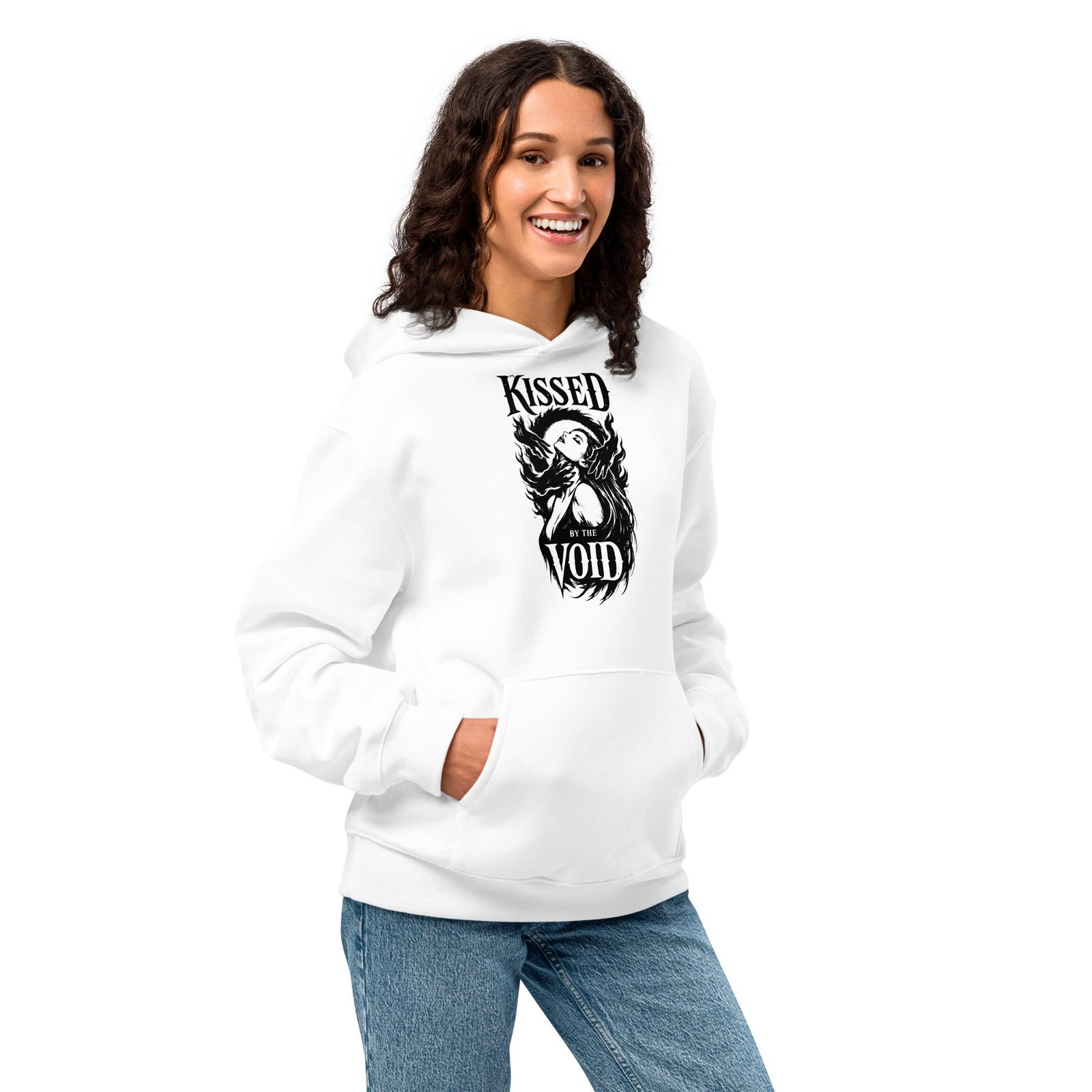Dark Art Graphic Hoodie | Kissed By The Void | Knotted Tree Studios - Image 5