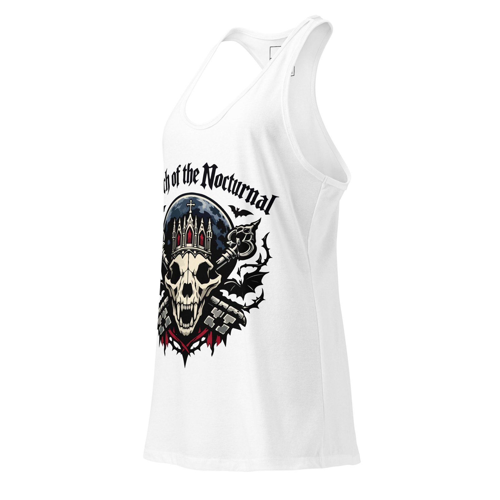 Women’s Dark Art Tank Top | Church of the Nocturnal | Knotted Tree Studios - Image 2