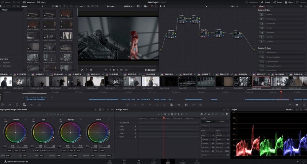 The Magic Mask Engine in DaVinci Resolve