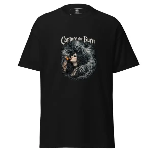 Dark Art Graphic Tee | Capture the Burn | Knotted Tree Studios