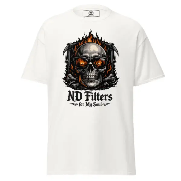 Dark Art Graphic Tee | ND Filters For My Soul | Knotted Tree Studios