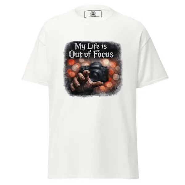 Dark Art Graphic Tee | My Life Is Out Of Focus | Knotted Tree Studios