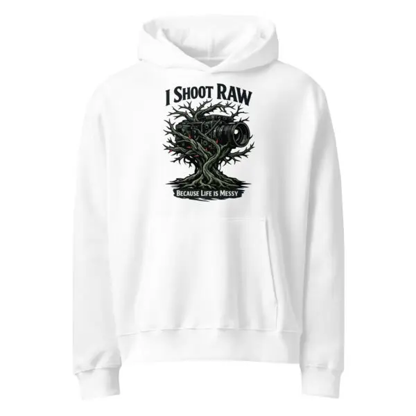 Dark Art Graphic Hoodie | I Shoot Raw | Knotted Tree Studios
