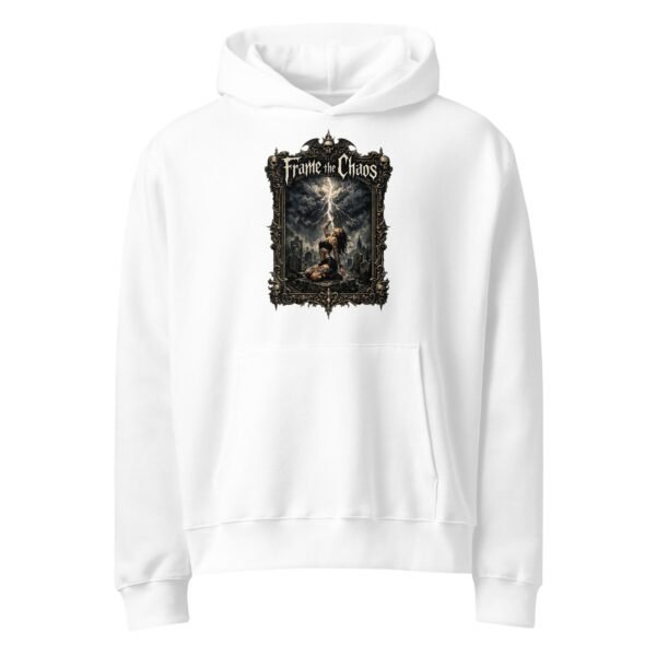 Dark Art Graphic Hoodie | Frame The Chaos | Knotted Tree Studios