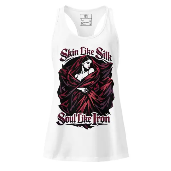 Women’s Dark Art Tank Top | Skin Like Silk, Soul Like Iron | Knotted Tree Studios