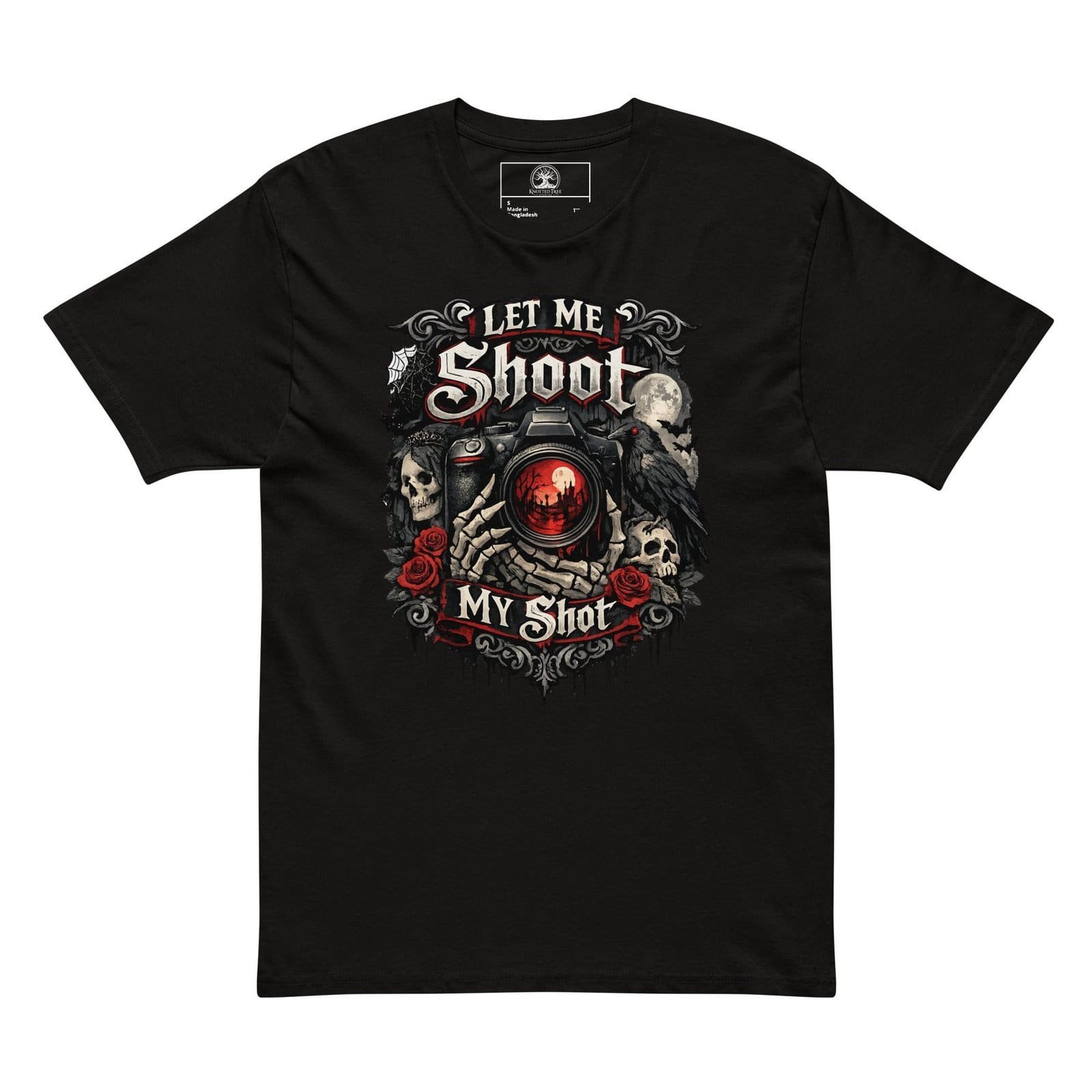 Photographers Graphic Tee | Let Me Shoot My Shot | Knotted Tree Studios