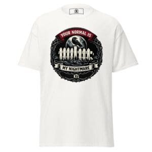 Dark Art Graphic Tee | Your Normal Is My Nightmare | Knotted Tree Studios