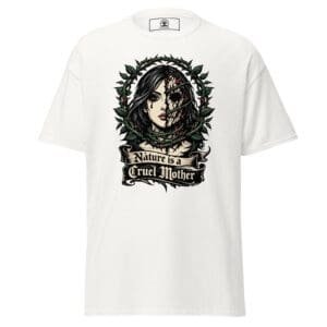 Dark Art Graphic Tee | Nature Is Cruel | Knotted Tree Studios