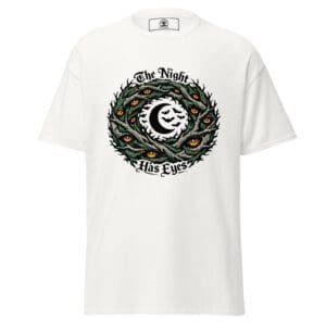 Dark Art Graphic Tee | The Night Has Eyes | Knotted Tree Studios