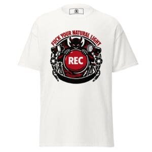 Dark Art Graphic Tee | Fuck Your Natural Light | Knotted Tree Studios