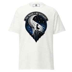 Dark Art Graphic Tee | The Moon Is My Keylight | Knotted Tree Studios