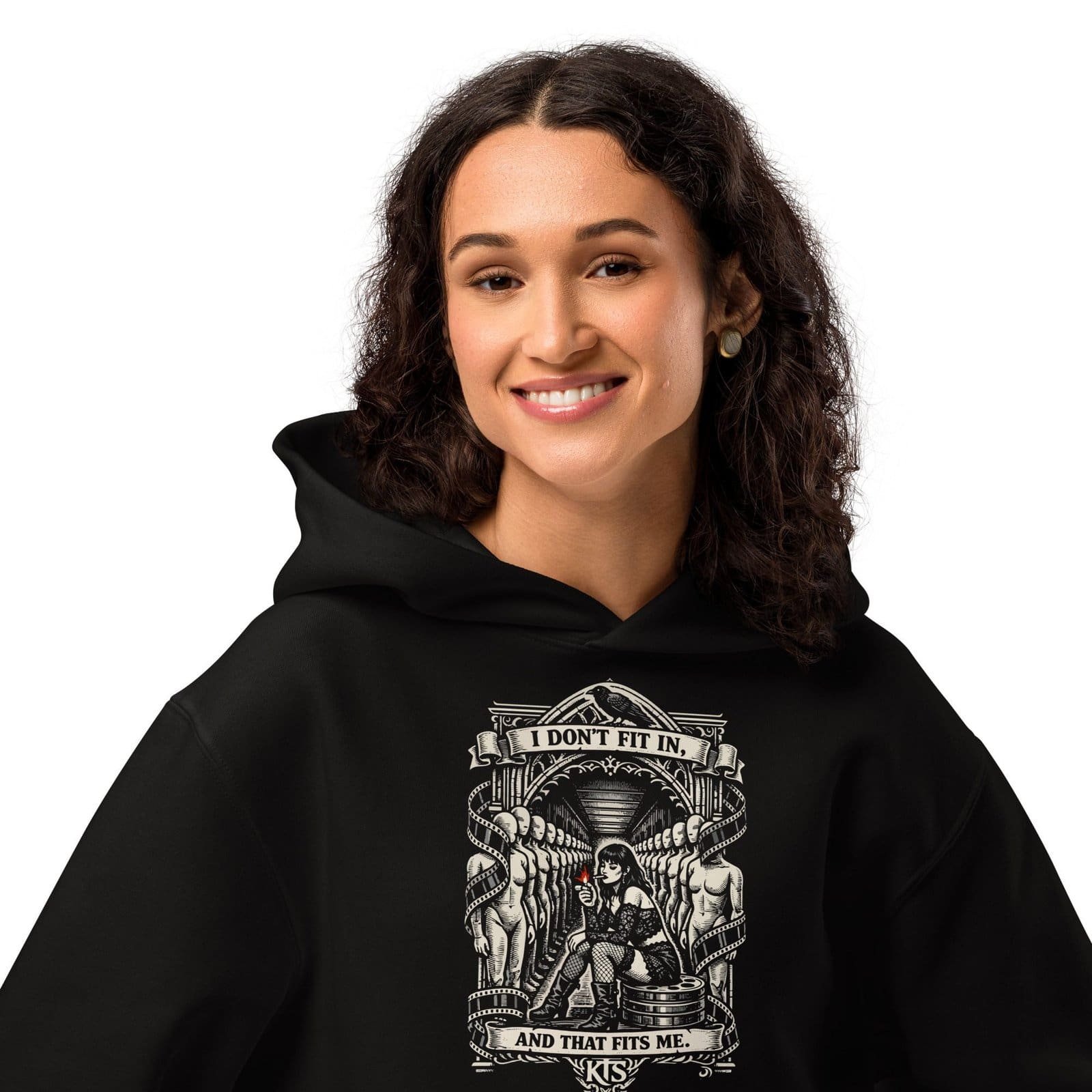 Dark Art Graphic Hoodie | That Fits Me | Knotted Tree Studios