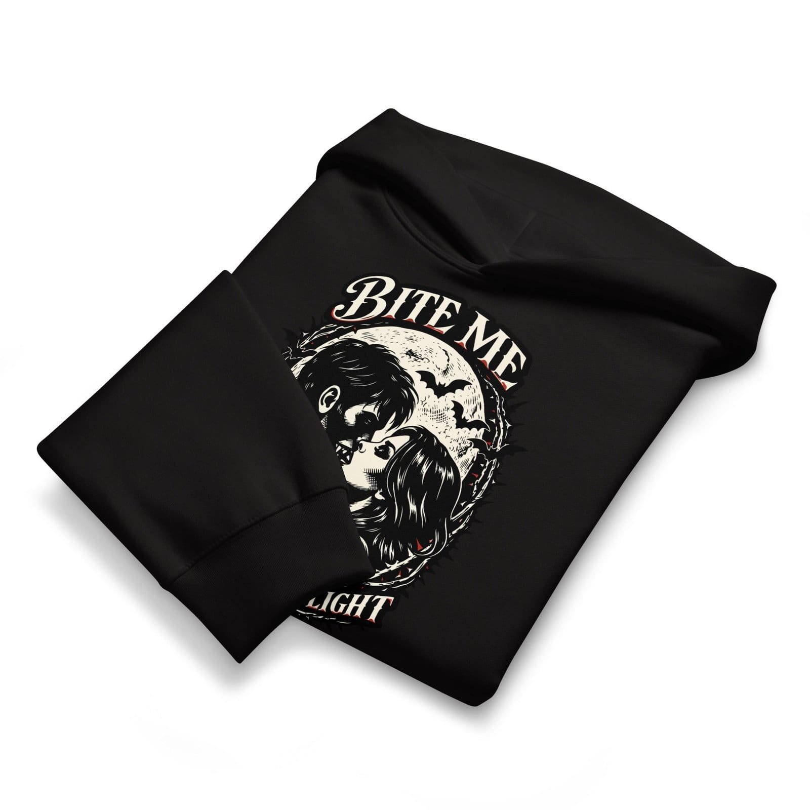 Dark Art Graphic Hoodie | Bite Me In The Moonlight | Knotted Tree Studios